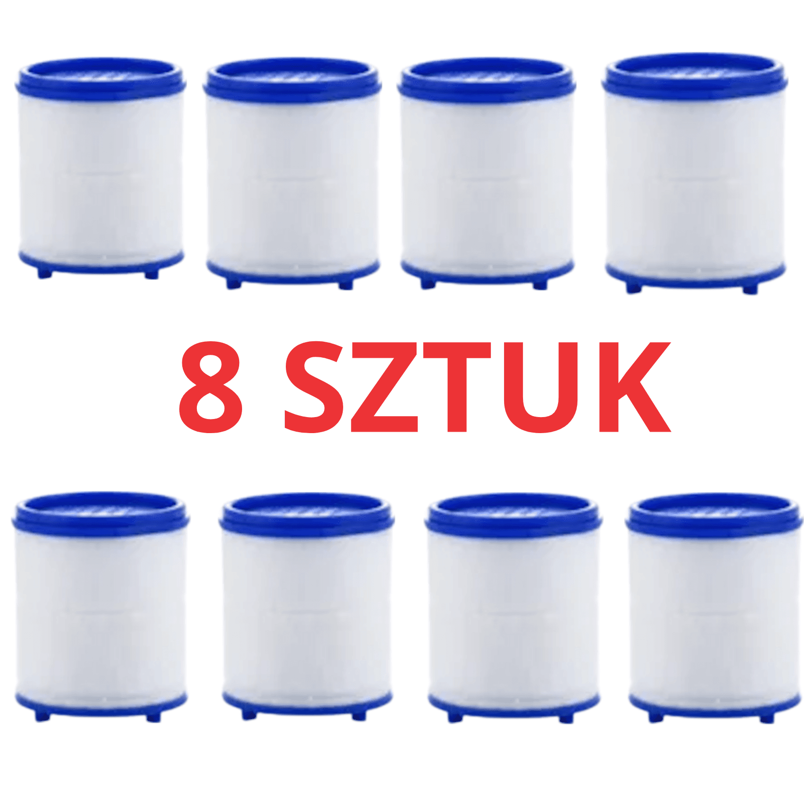 8 sztuk filtrów wymiennych do filtra kranu purewater